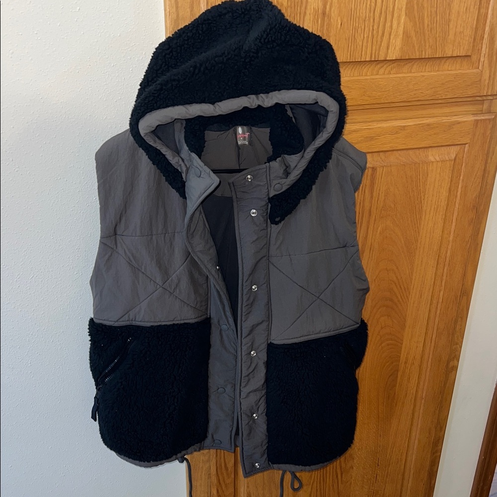 oversized free people vest
